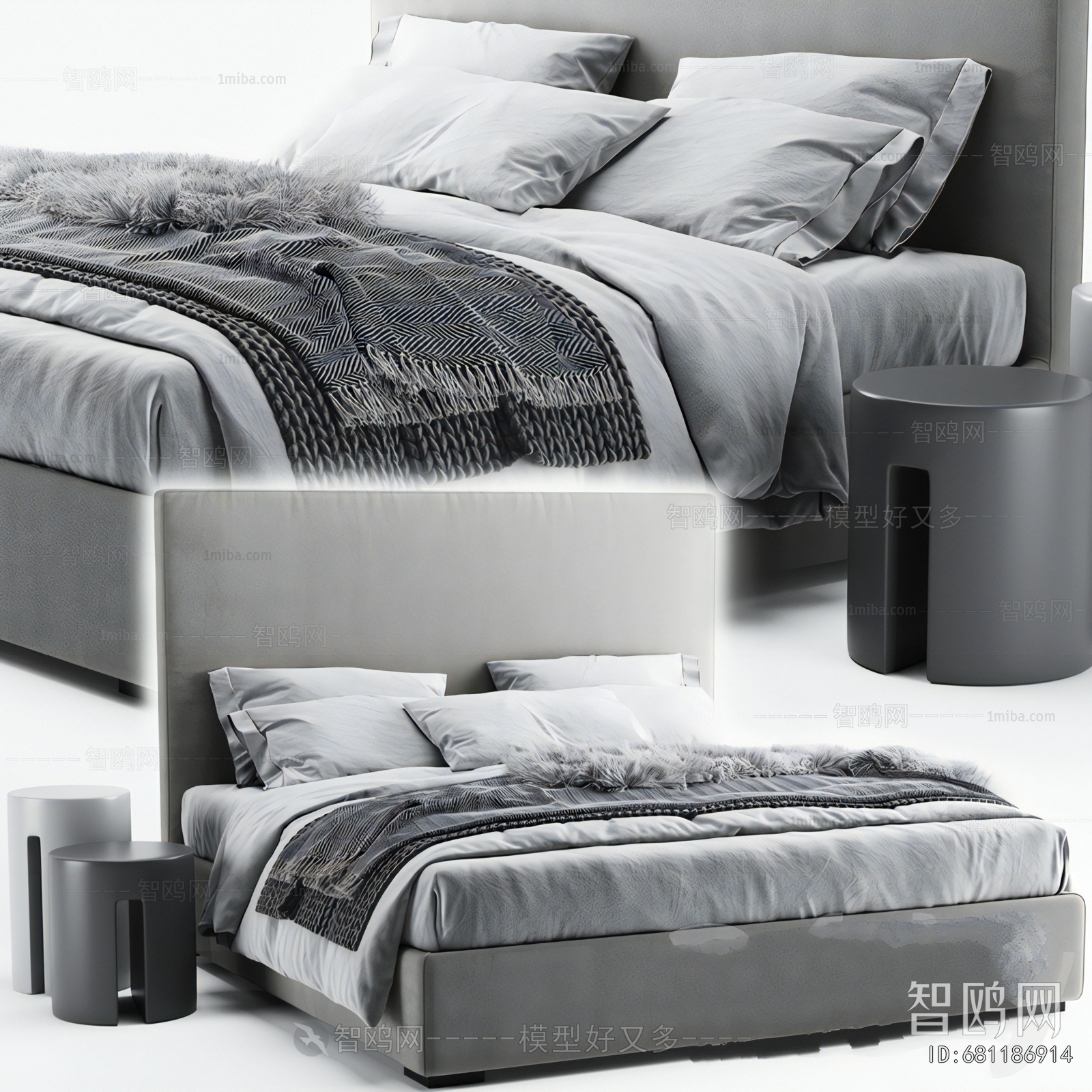 Modern Double Bed
