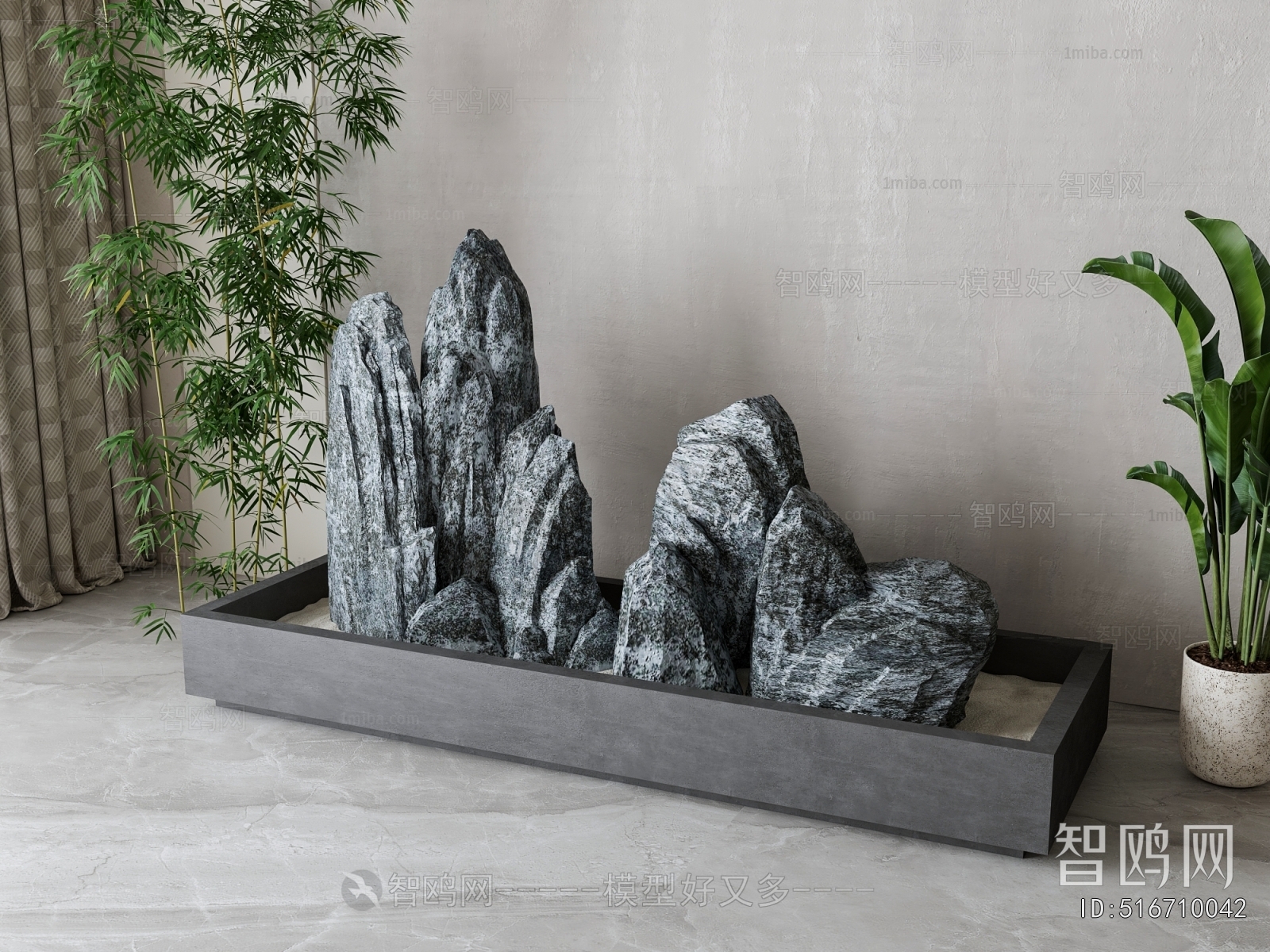 Modern Rockery Waterscape