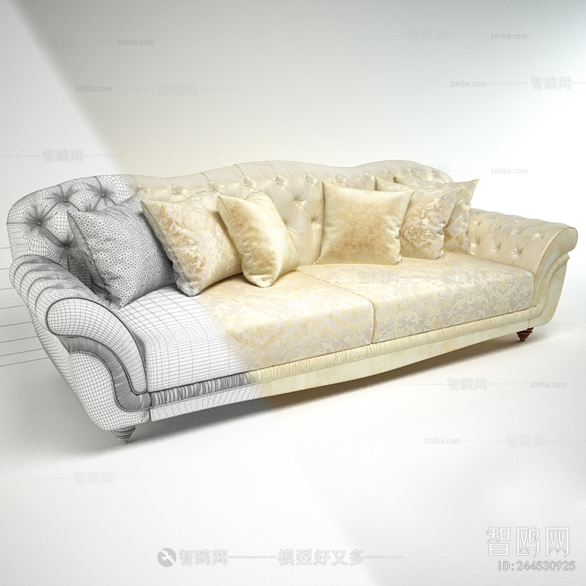 Simple European Style Multi Person Sofa