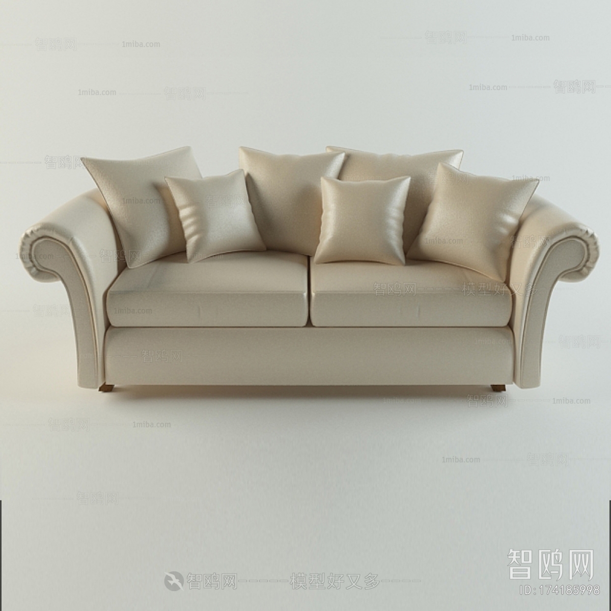 Simple European Style A Sofa For Two