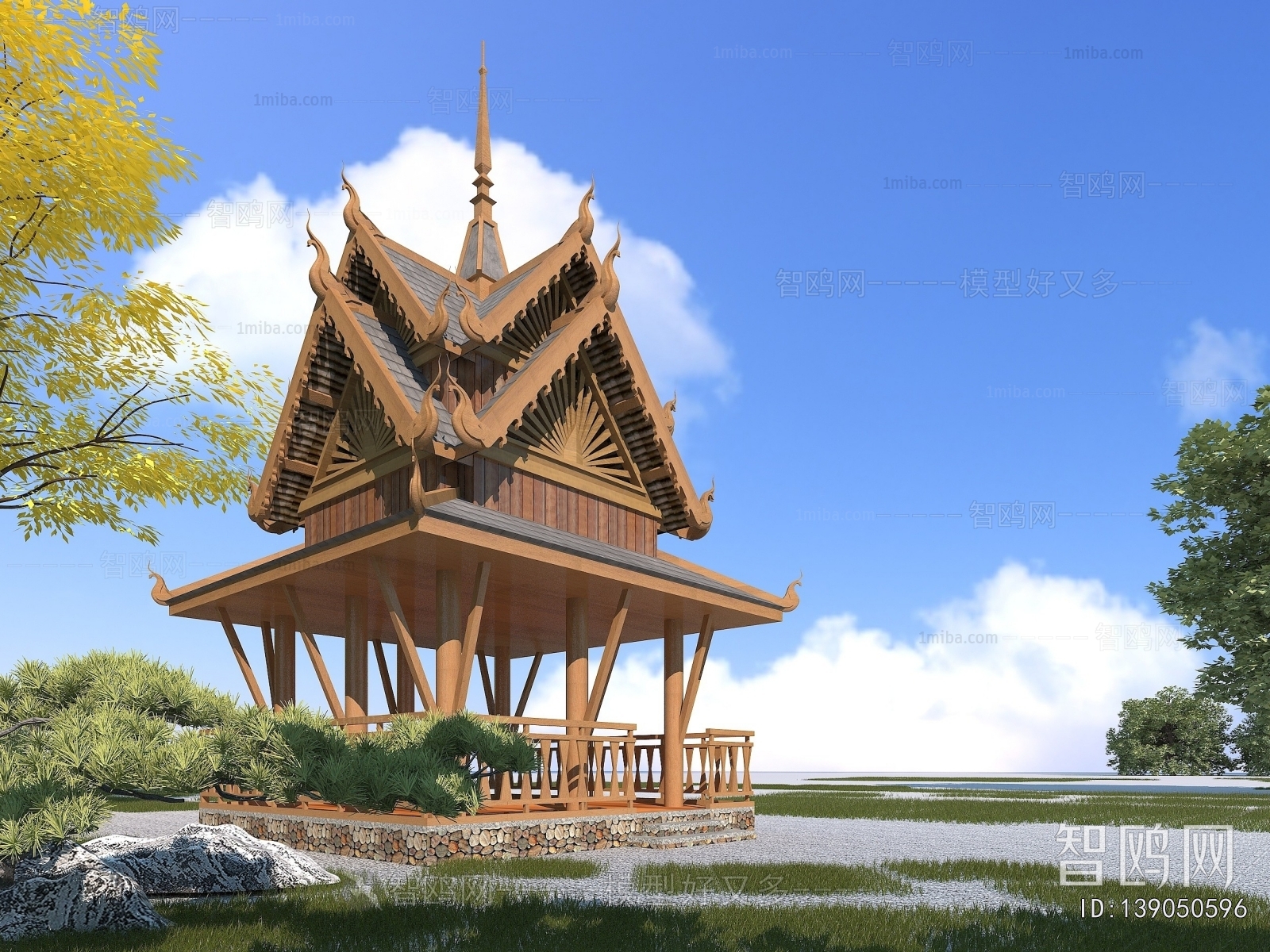 Southeast Asian Style Pavilion