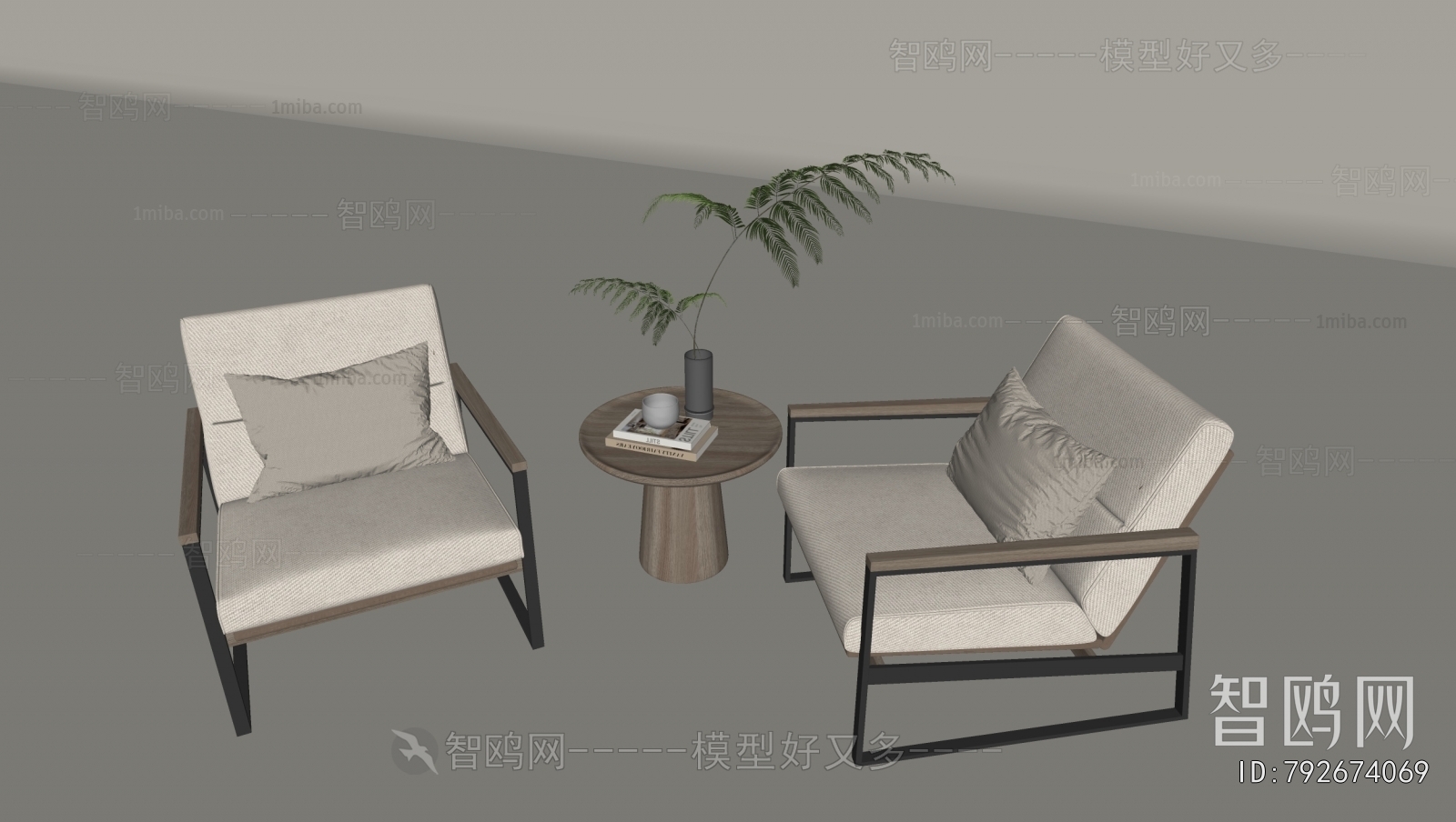 New Chinese Style Lounge Chair