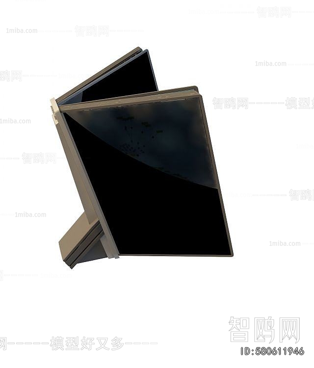 现代夹书架