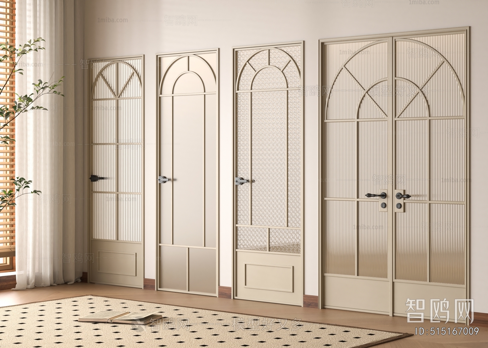 French Style Single Door