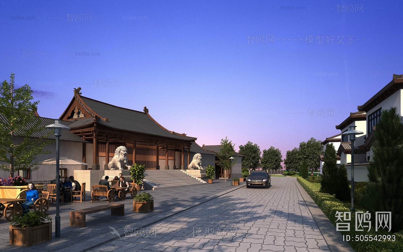 Chinese Style Commercial Street