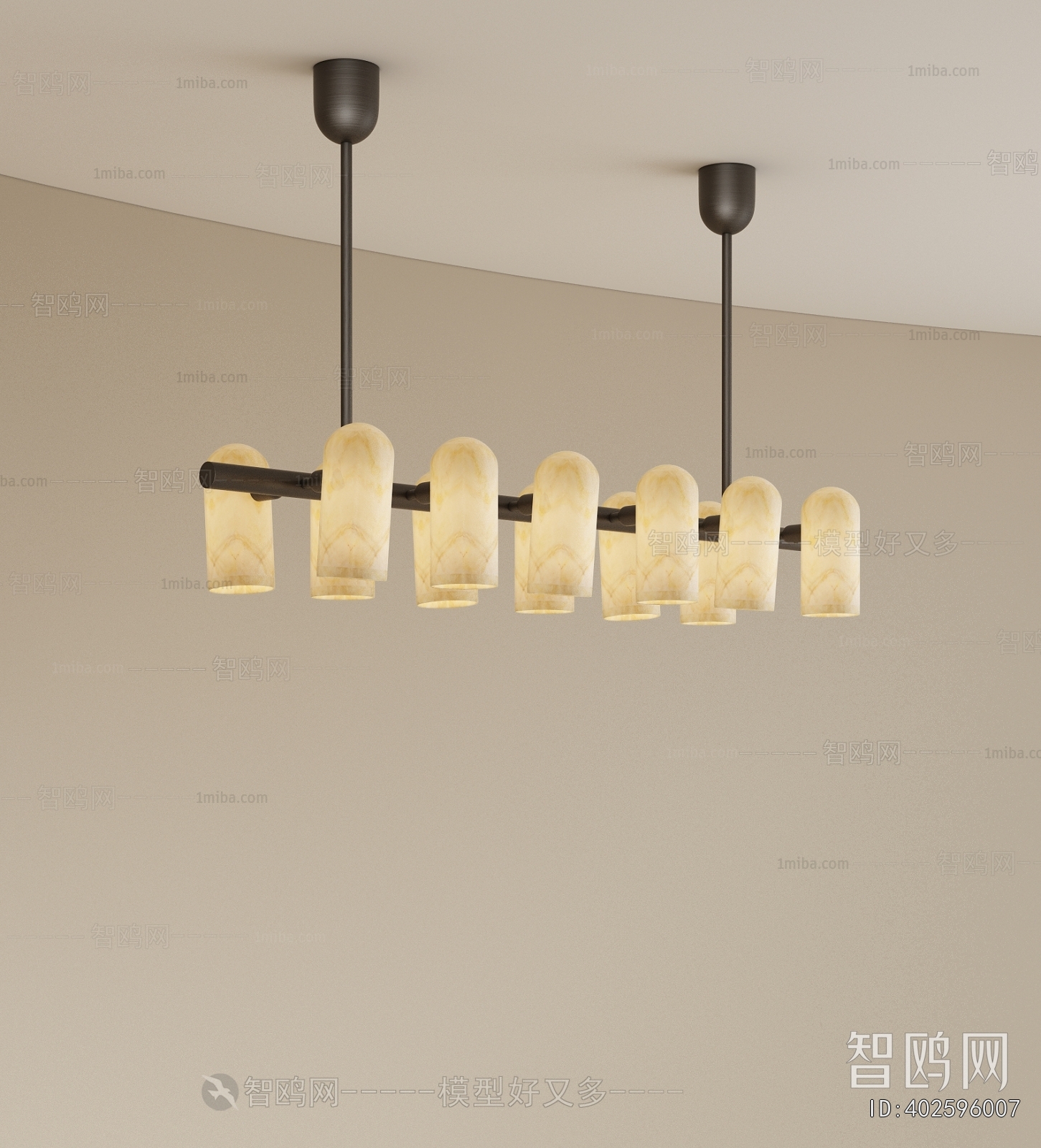Modern Long Chandelier