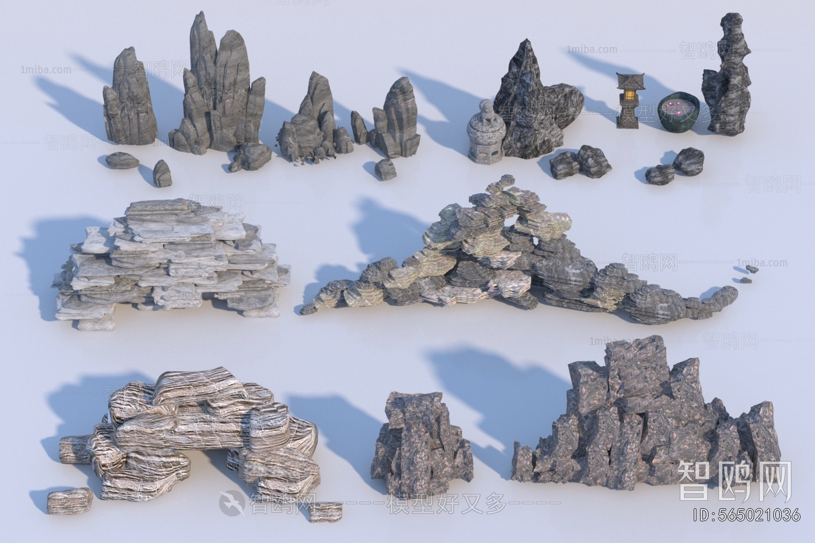 Modern Rockery Waterscape