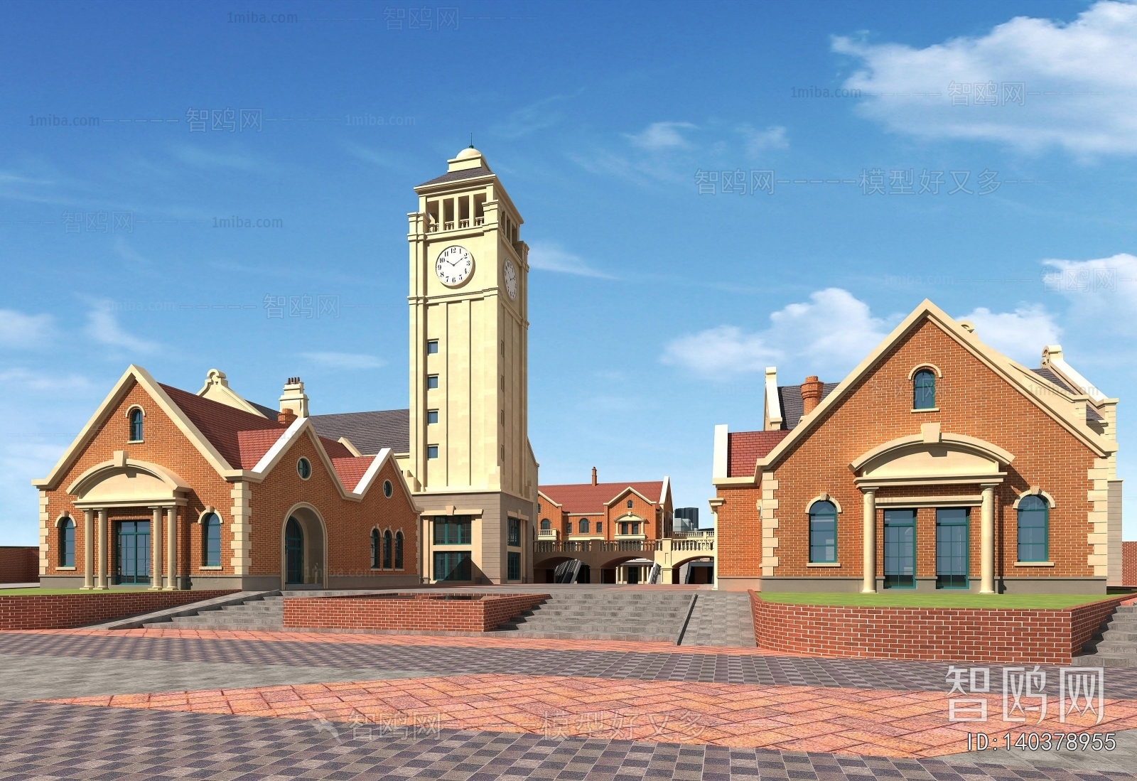 European Style Appearance Of Commercial Building