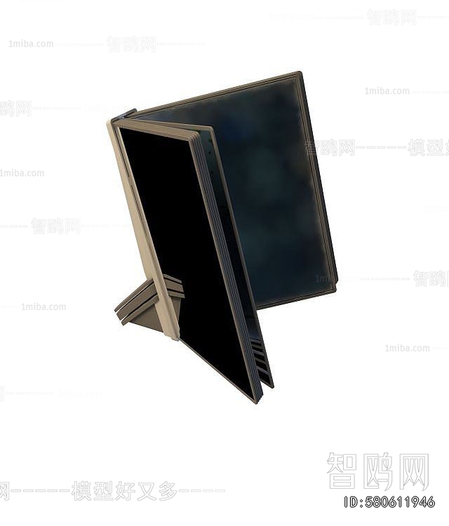 现代夹书架