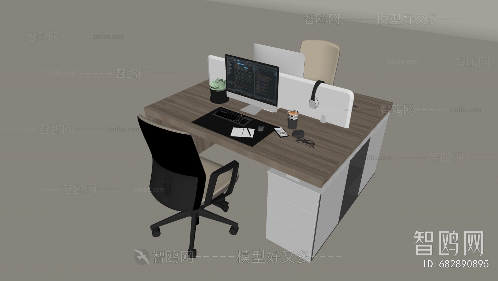 Modern Office Desk And Chair