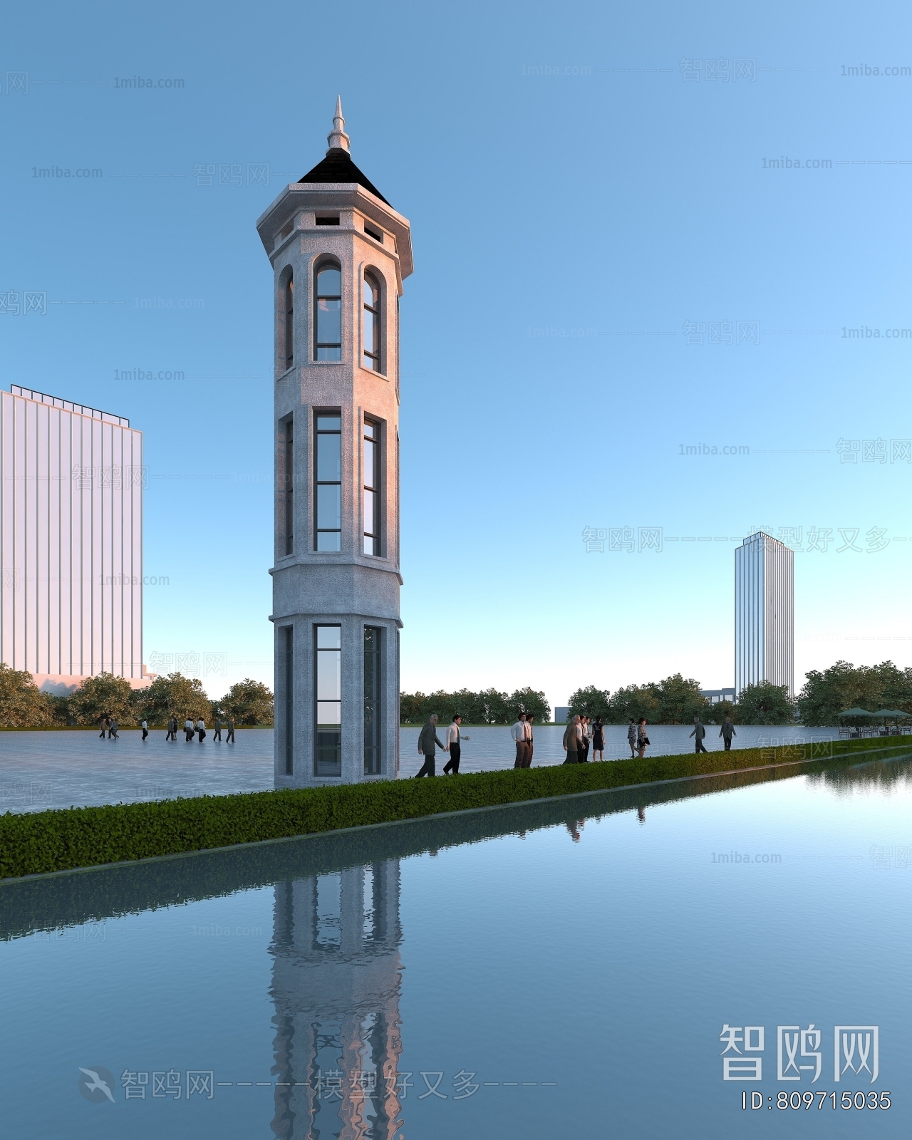 Simple European Style Tower