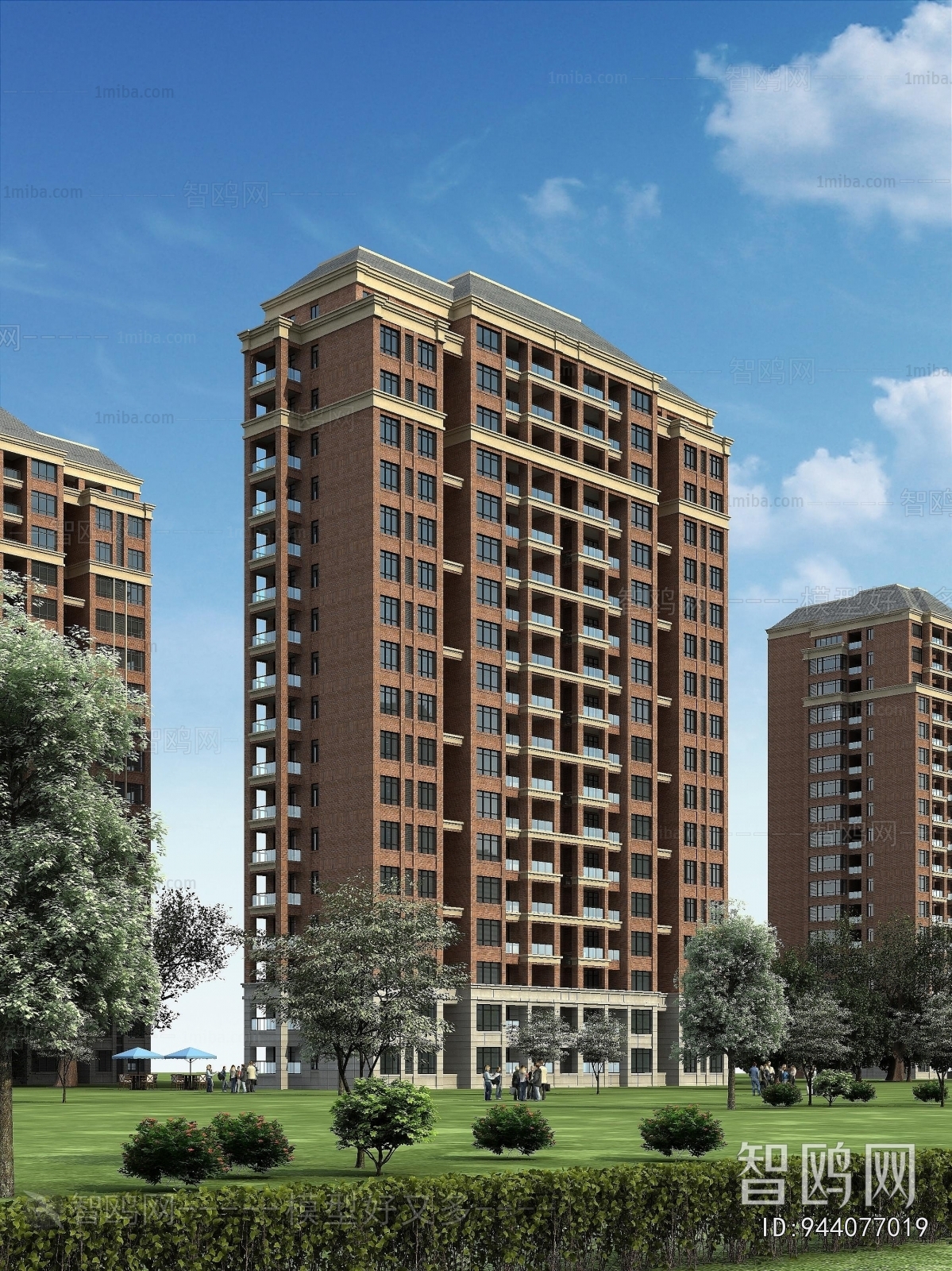 European Style Appearance Of Commercial Building