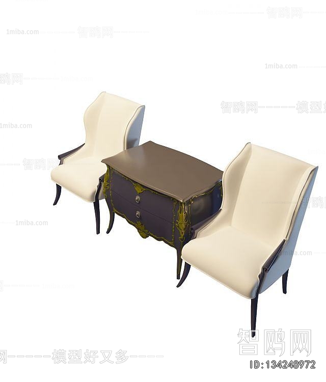 Simple European Style Lounge Chair