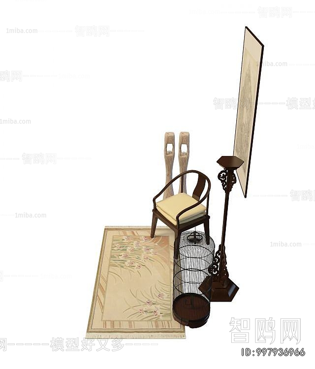 Simple European Style Lounge Chair