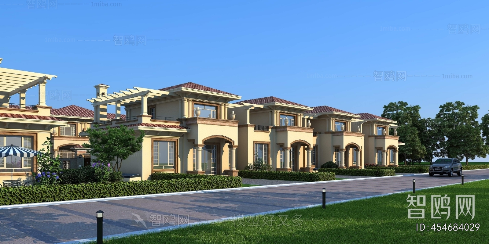 Simple European Style Townhouse