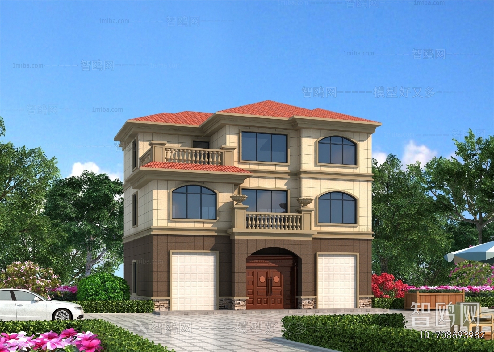 Simple European Style Detached Villa