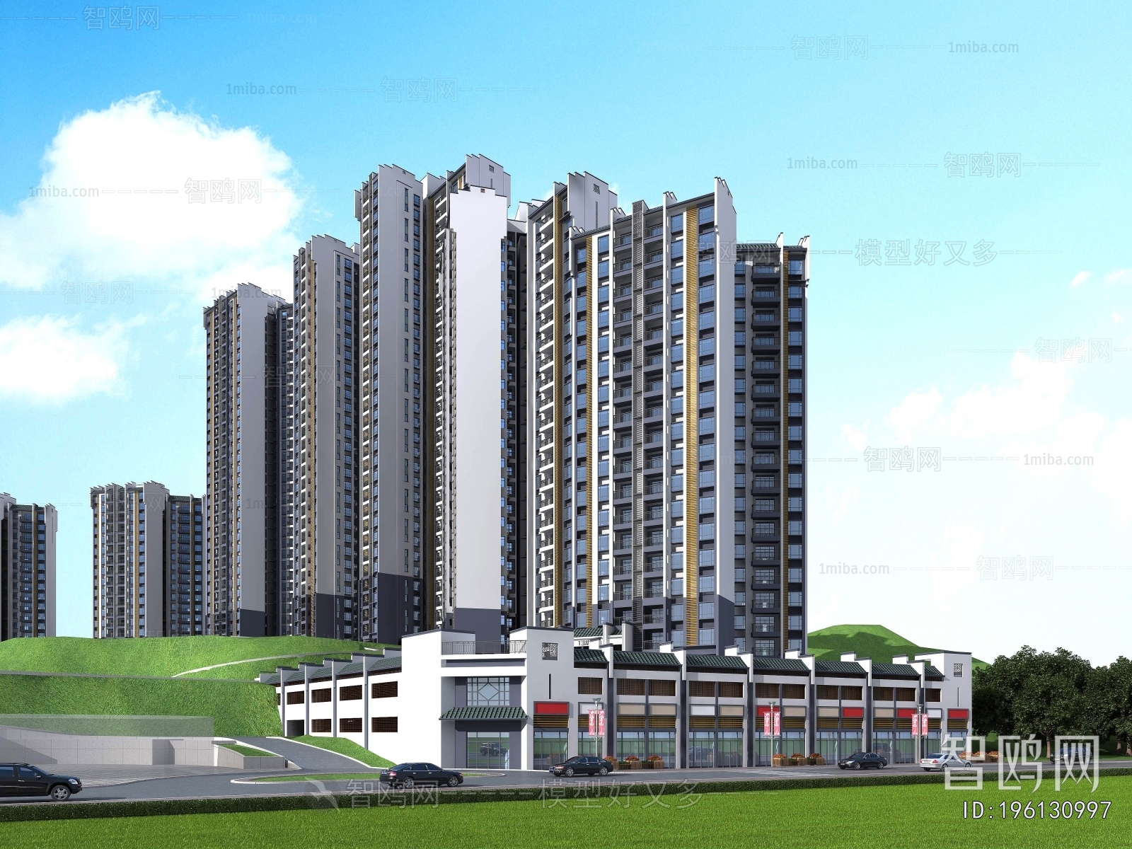 New Chinese Style Commercial Street