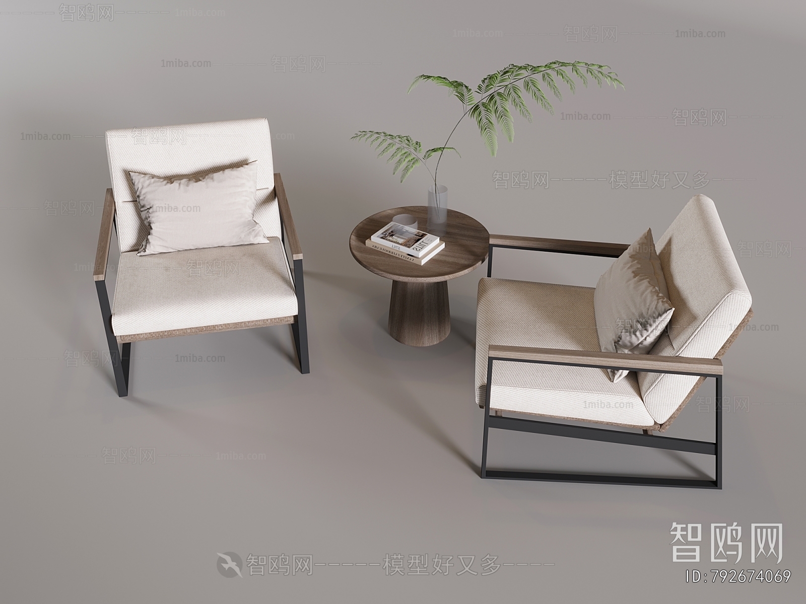 New Chinese Style Lounge Chair