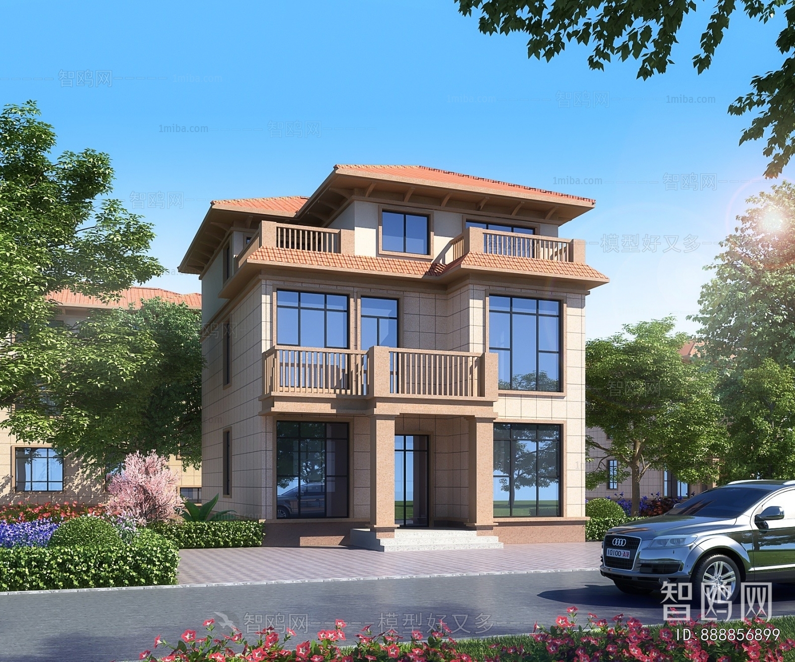 Simple European Style Detached Villa