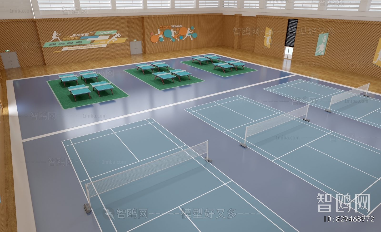 Modern Indoor Stadium