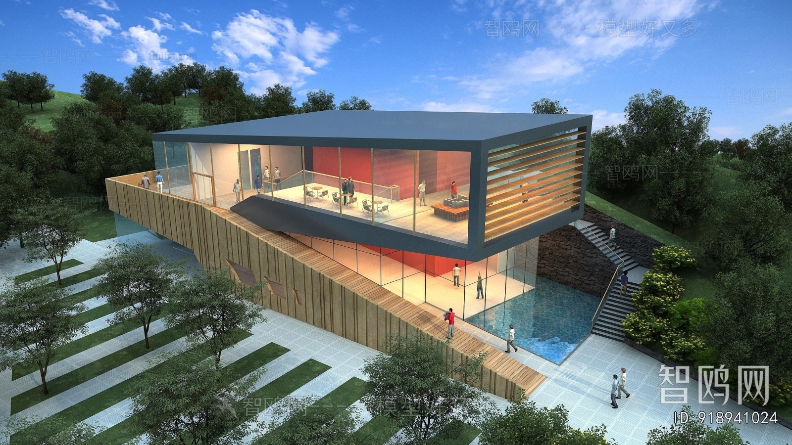 Modern Appearance Of Commercial Building