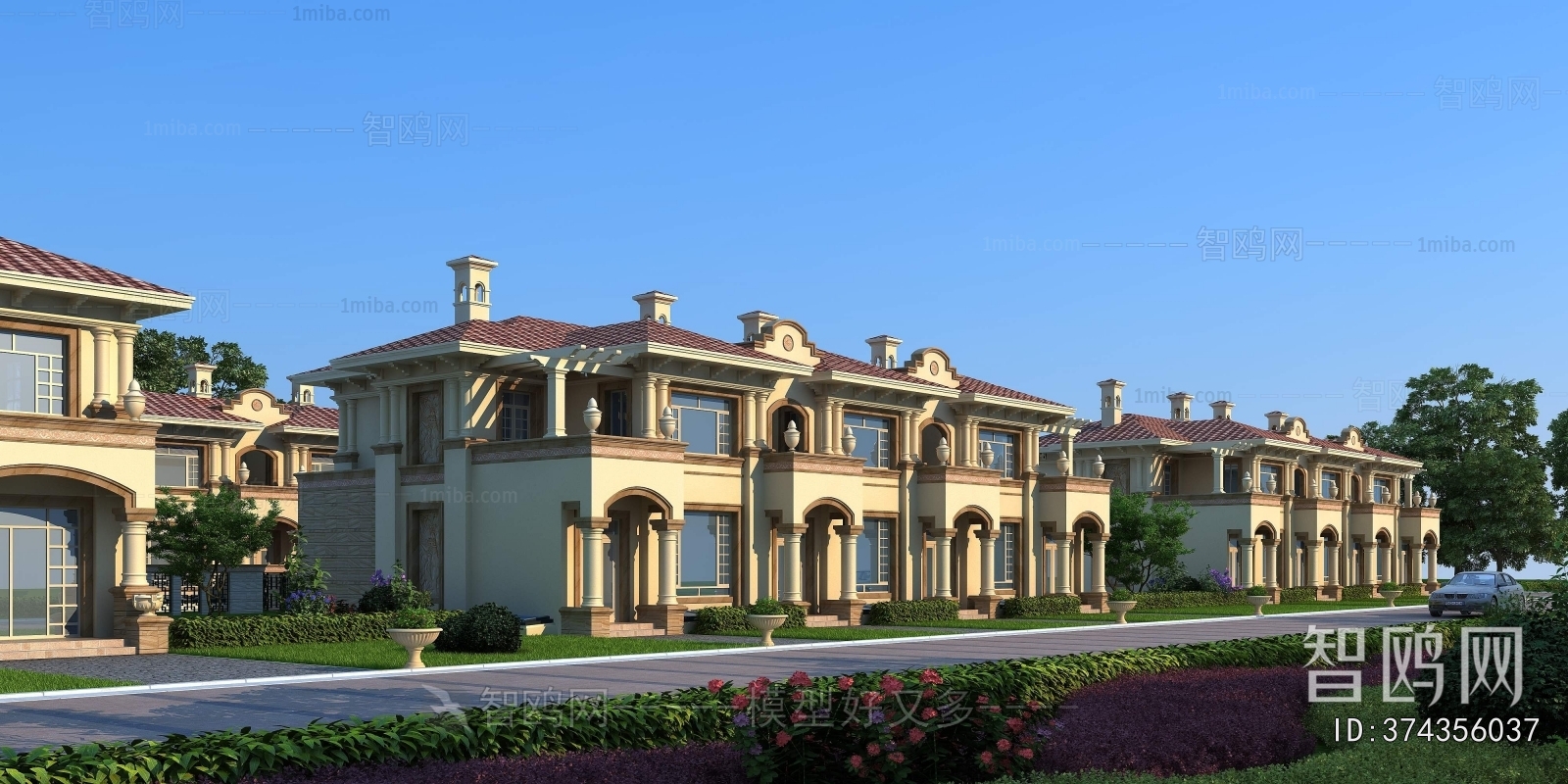 Simple European Style Townhouse