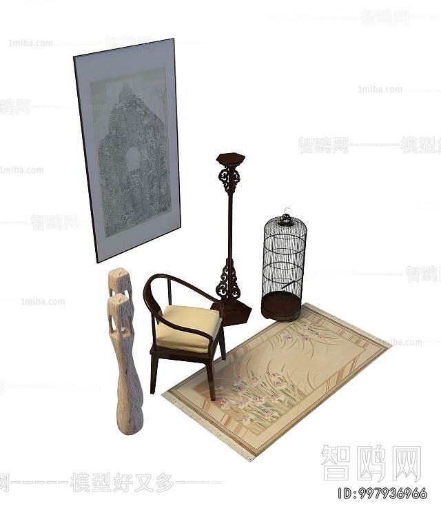 Simple European Style Lounge Chair