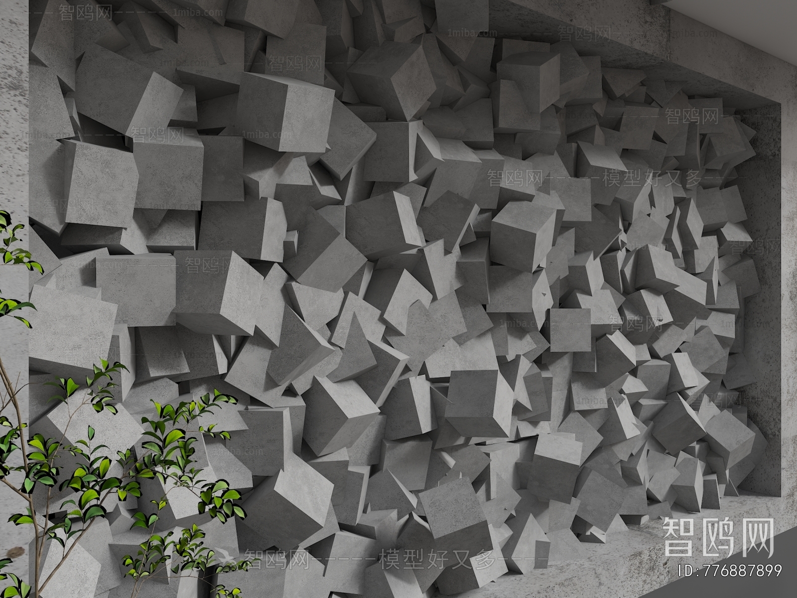 Industrial Style TV Wall