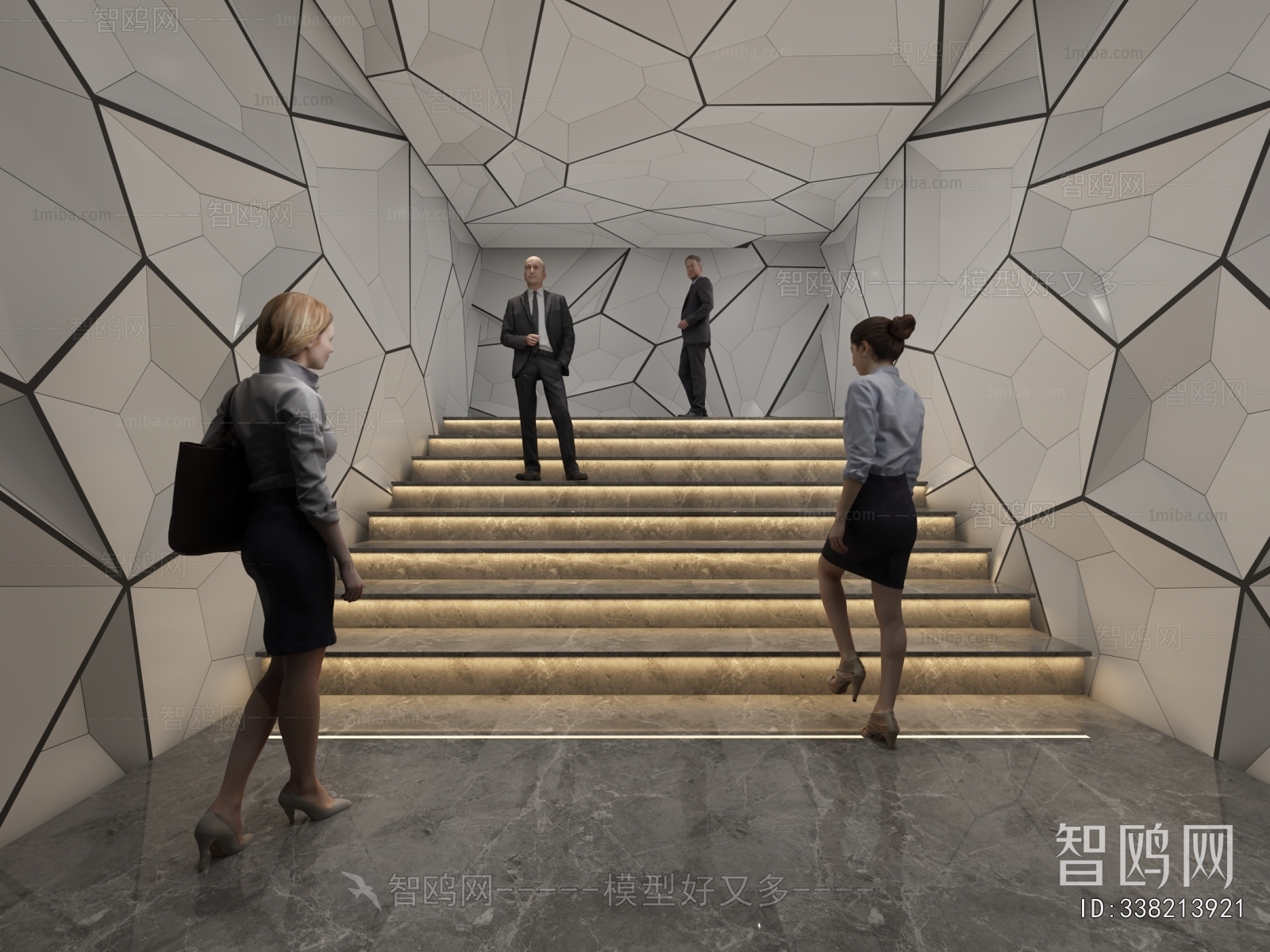 Modern Office Stairwell