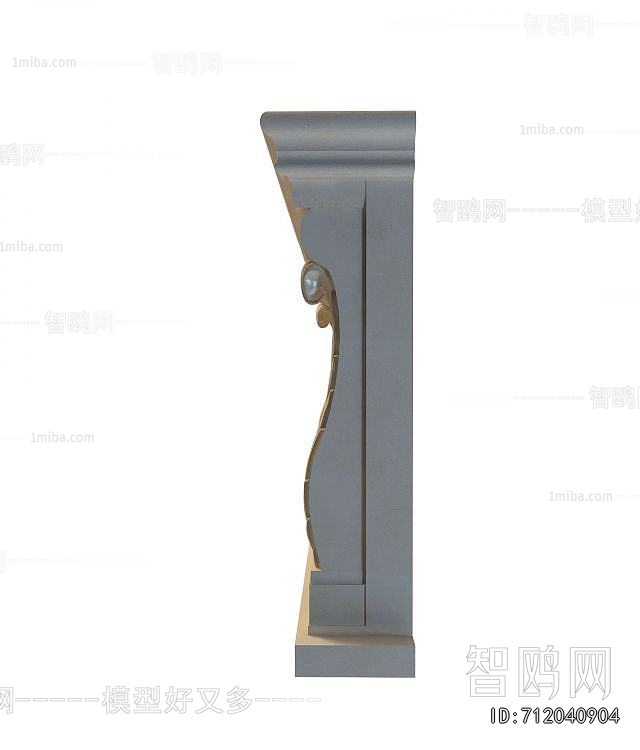 Simple European Style Fireplace