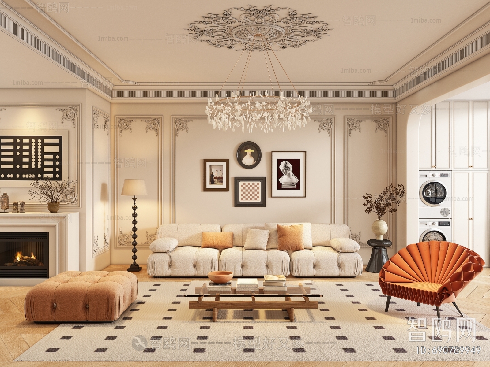 French Style A Living Room