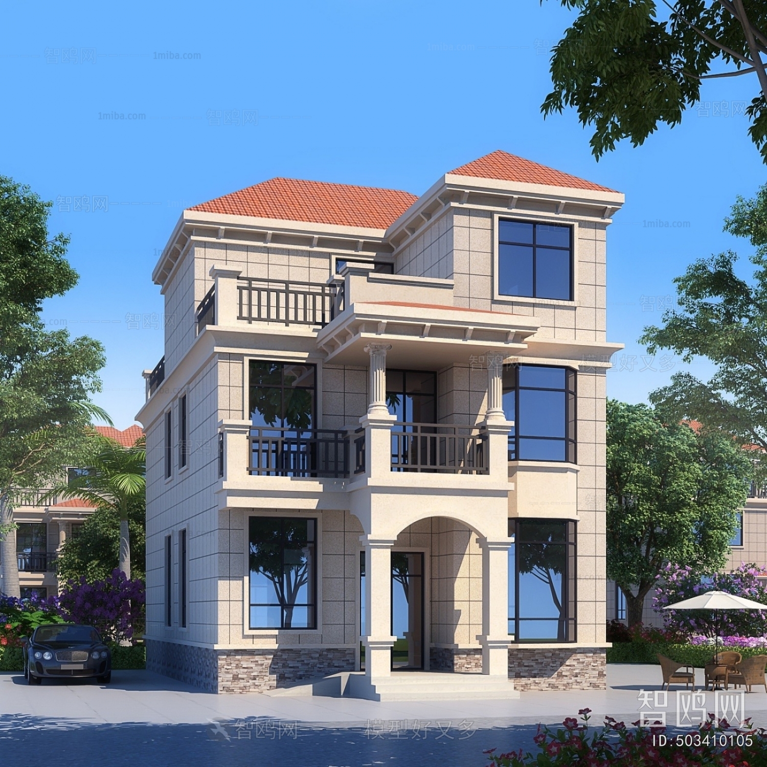 Simple European Style Detached Villa