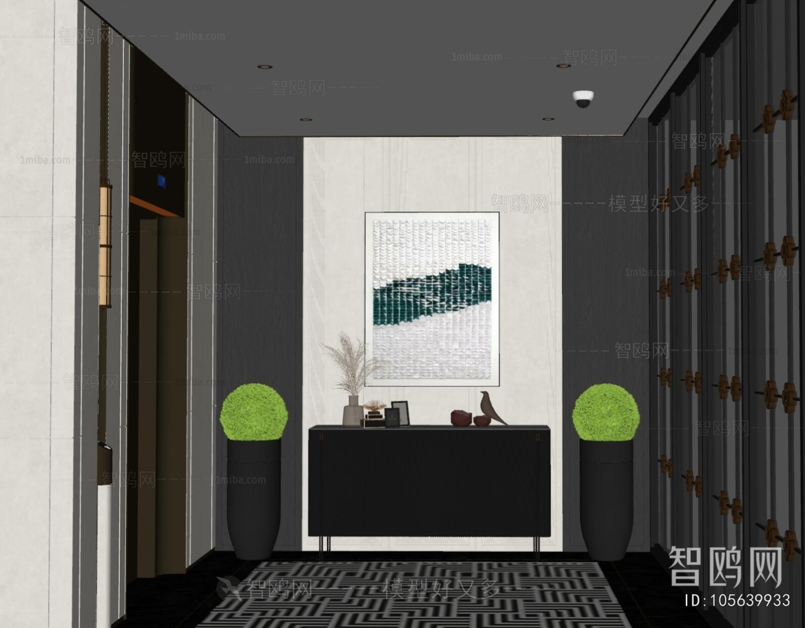Modern Elevator Hall