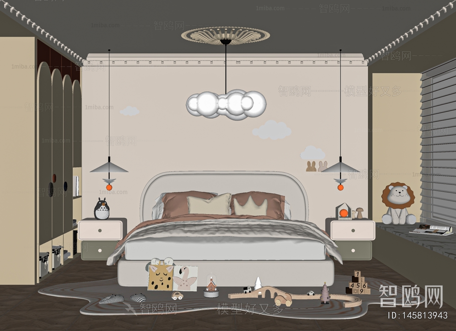 French Style Girl's Room Daughter's Room