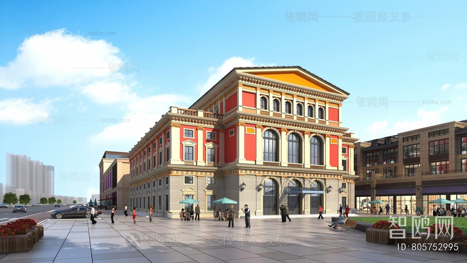 European Style Commercial Street