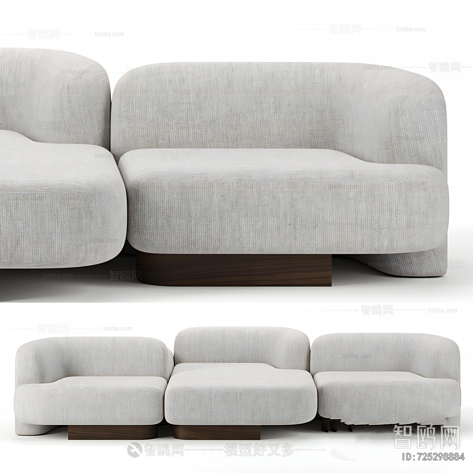 Modern Three-seat Sofa