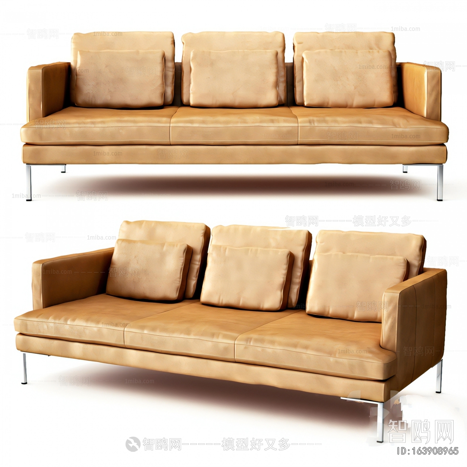 Modern Three-seat Sofa