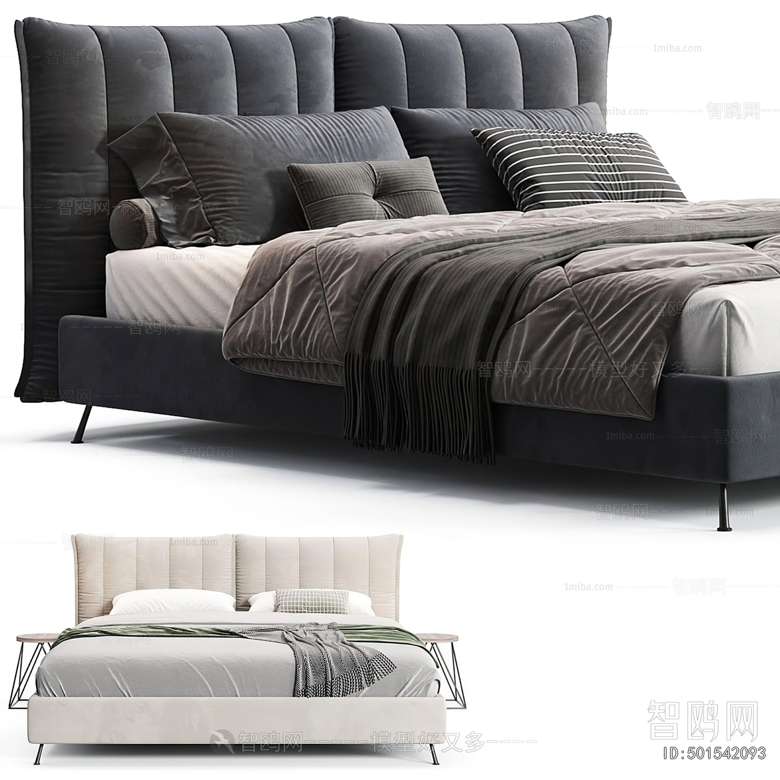 Modern Double Bed