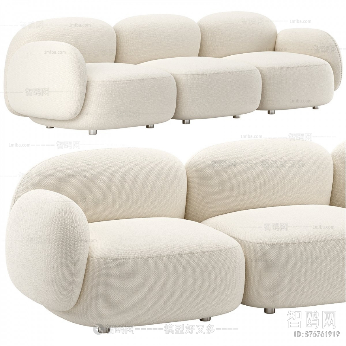 Modern Three-seat Sofa