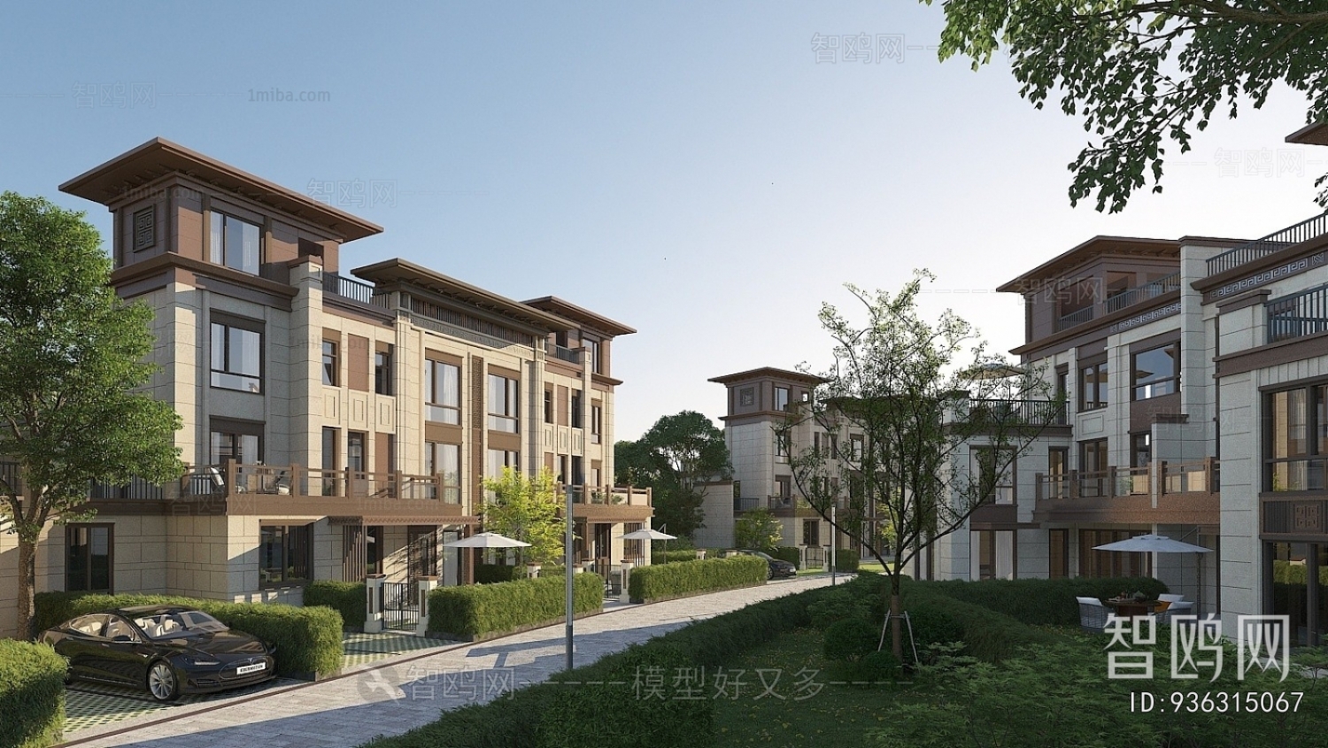 New Chinese Style Residential Building