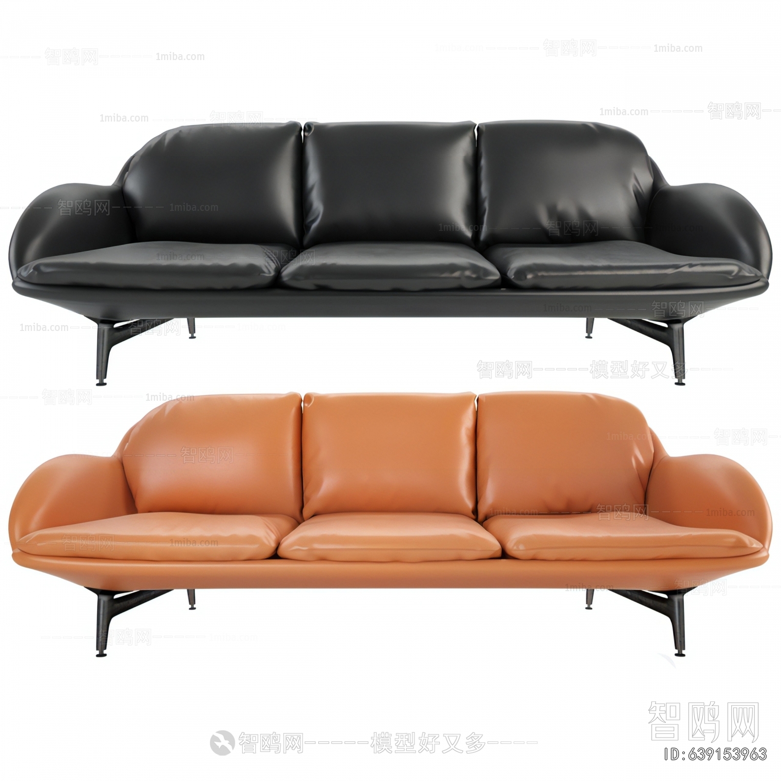 Modern Three-seat Sofa