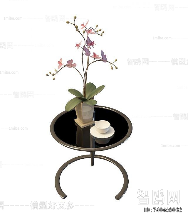 Modern Potted Green Plant