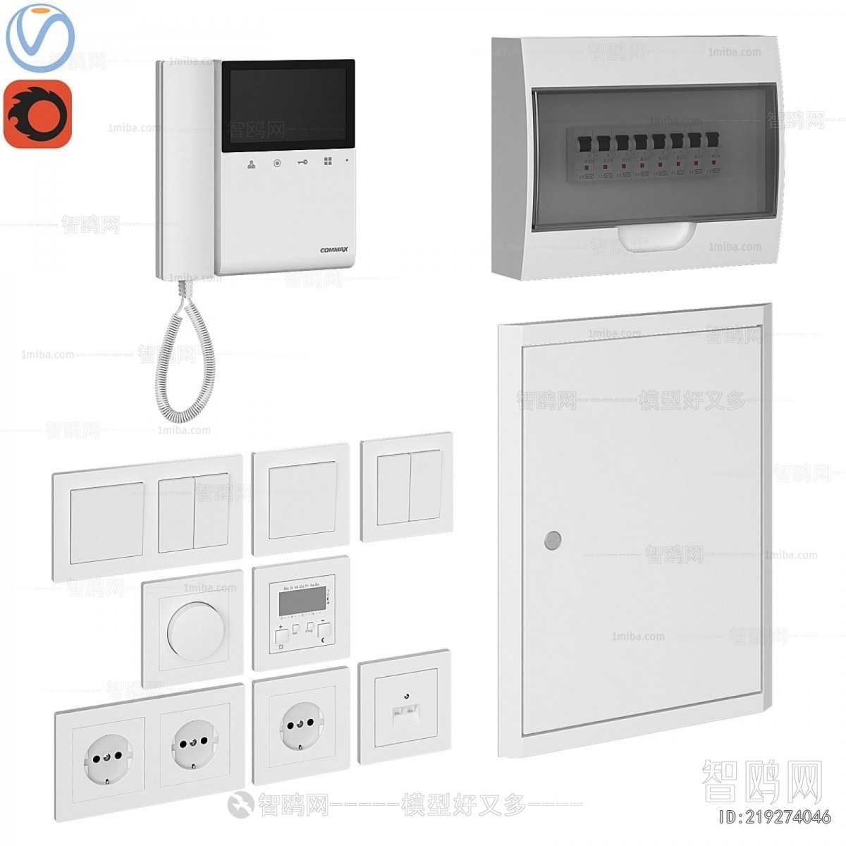 Modern Switch Socket Panel