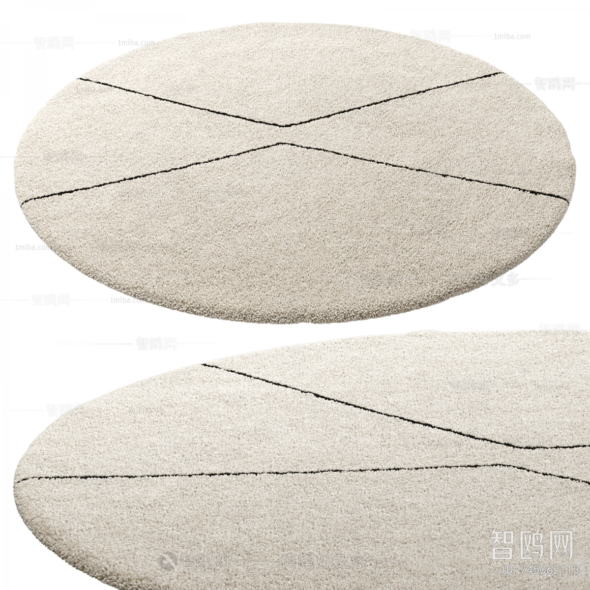 Modern Circular Carpet