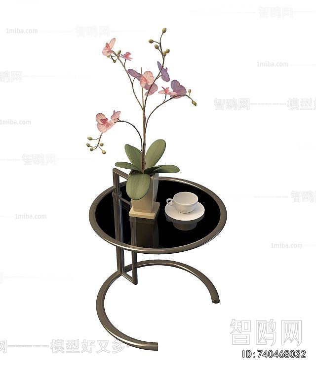 Modern Potted Green Plant