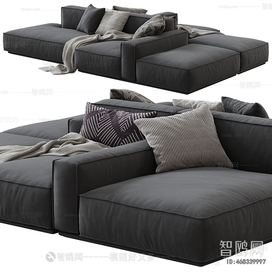 Modern Multi Person Sofa