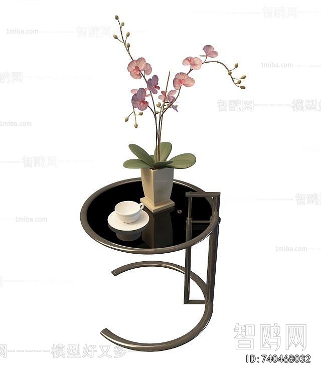 Modern Potted Green Plant