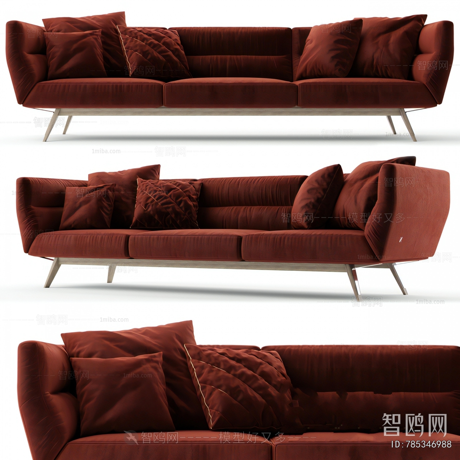 Modern Three-seat Sofa