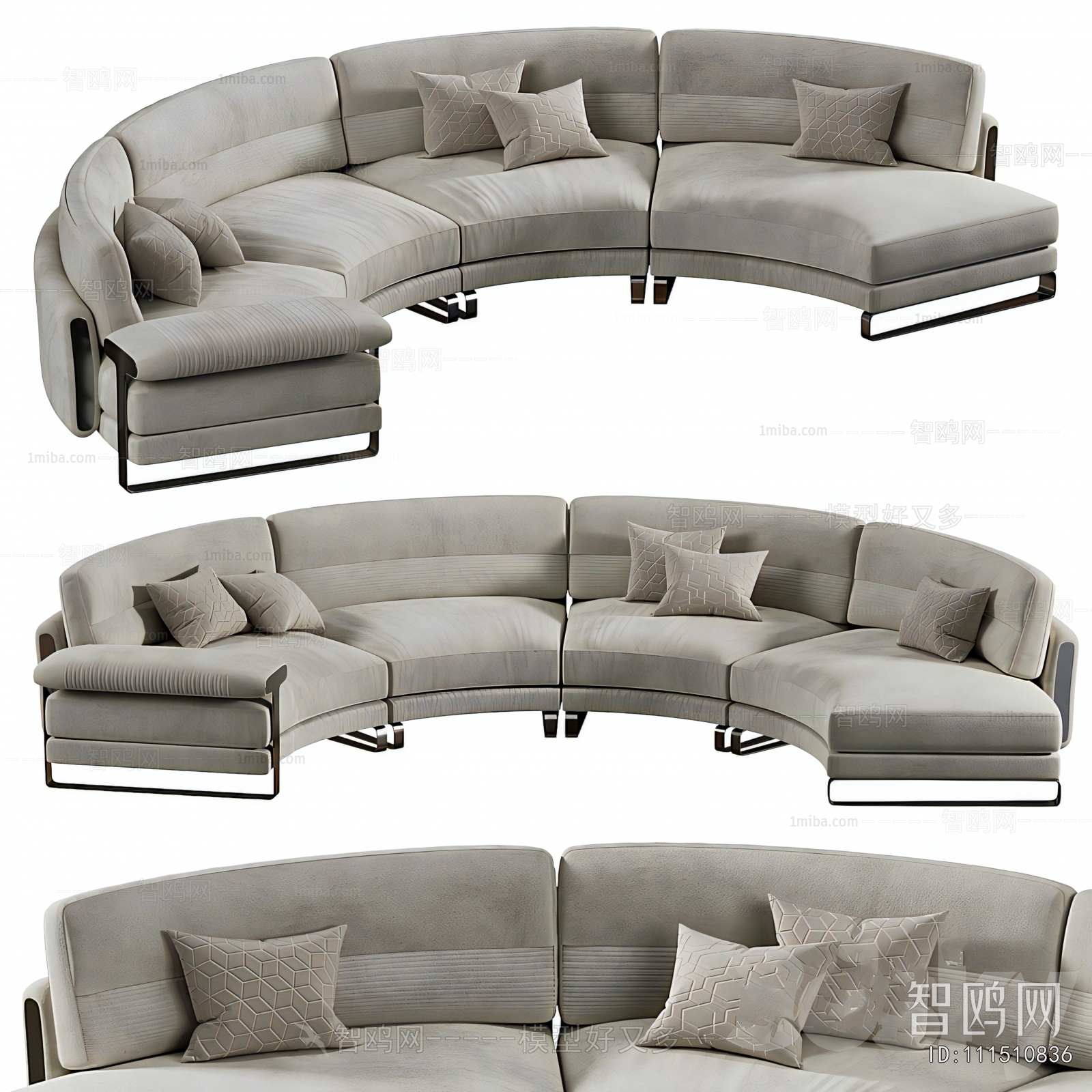 Modern Curved Sofa