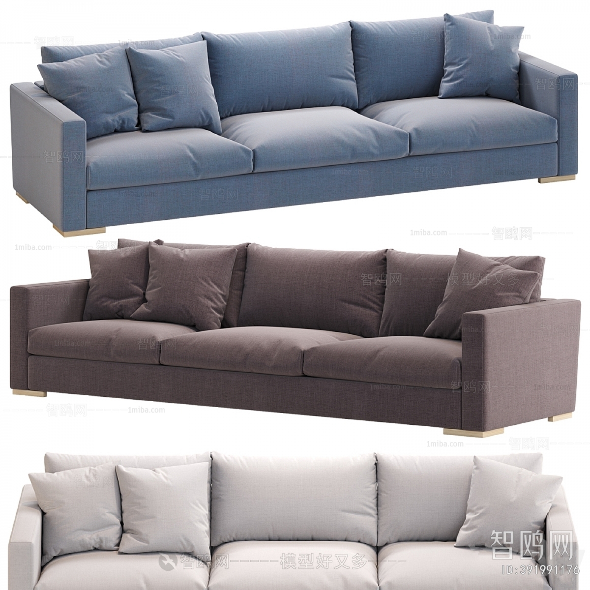 Modern Three-seat Sofa